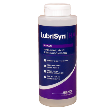 LubriSyn HA human grape flavor one month supply.
